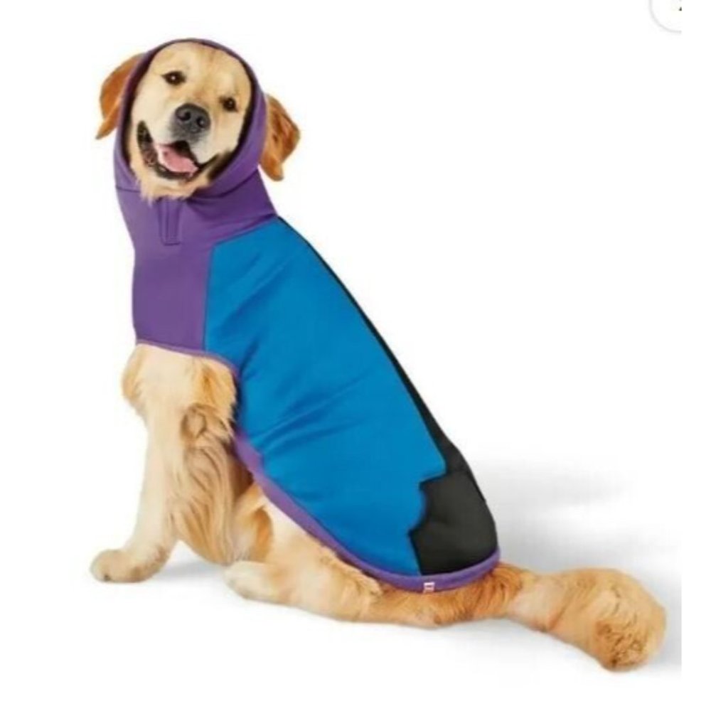 LEGO Collection Color Block Dog Hoodie Sweatshirt XSMALL NWT LIMITED EDITION HTF